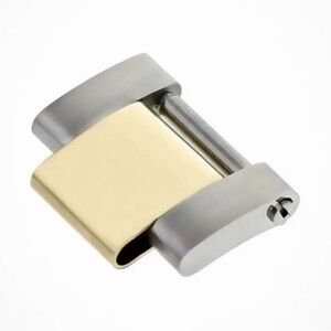 Authentic 15.5 mm OEM Rolex Oyster Bracelet Link 18k Gold/Stainless